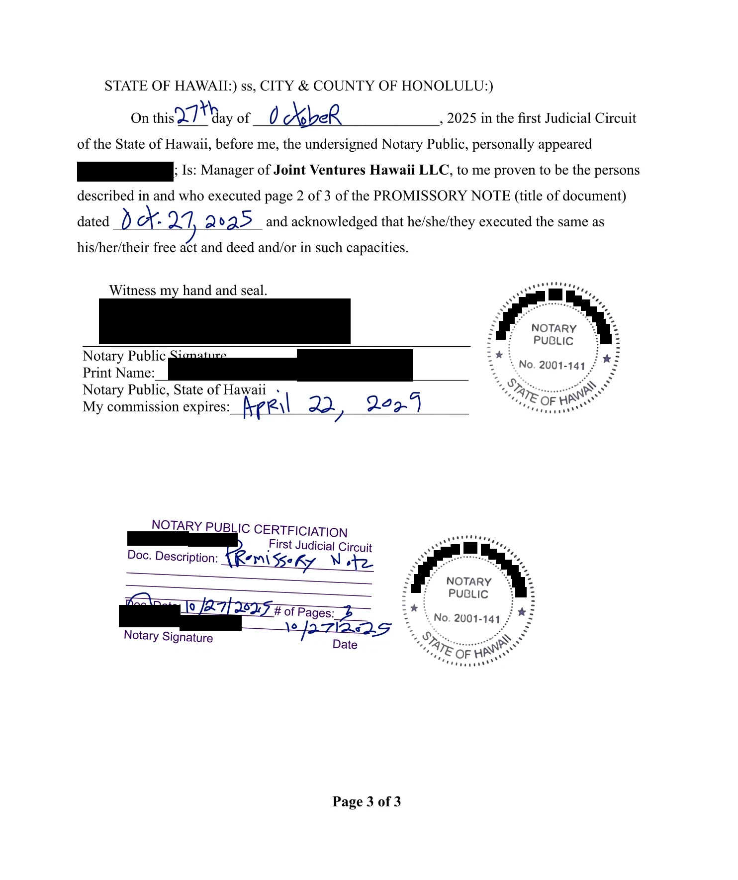 Promissory Note